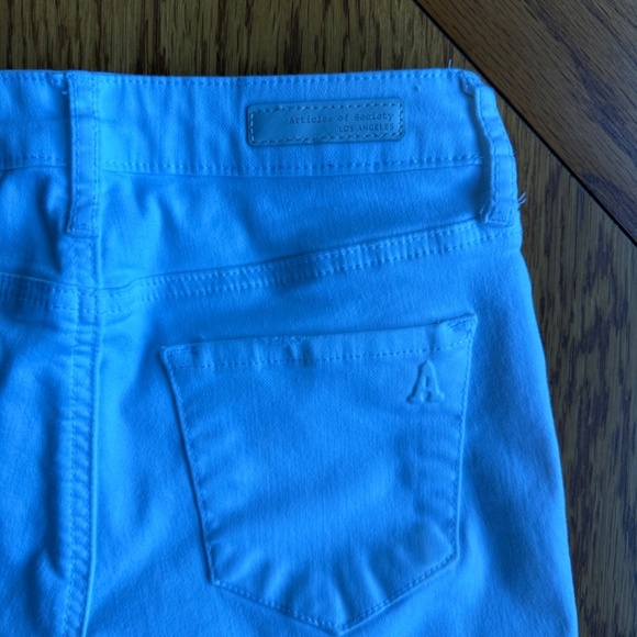 *ARTICLES OF SOCIETY* White Cutoff Jeans Size 24 - Picture 7 of 10